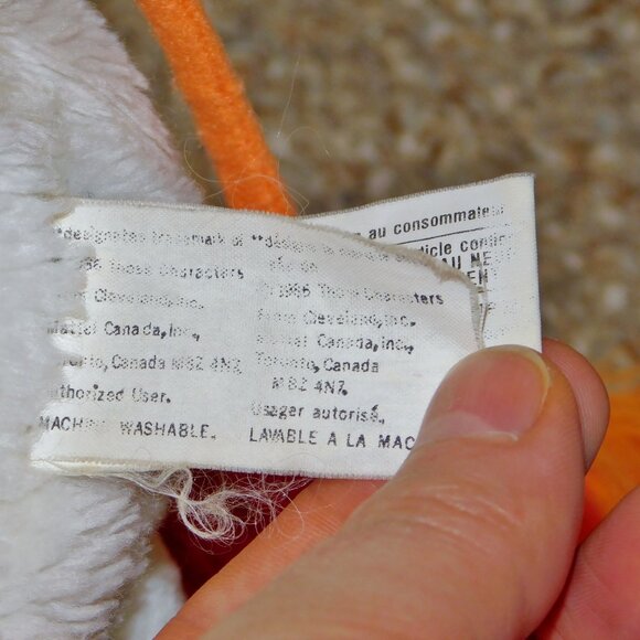 Vintage 1986 Mattel Popples TCFC 11" Baby Bibsy Popple Plush Doll - Picture 8 of 13